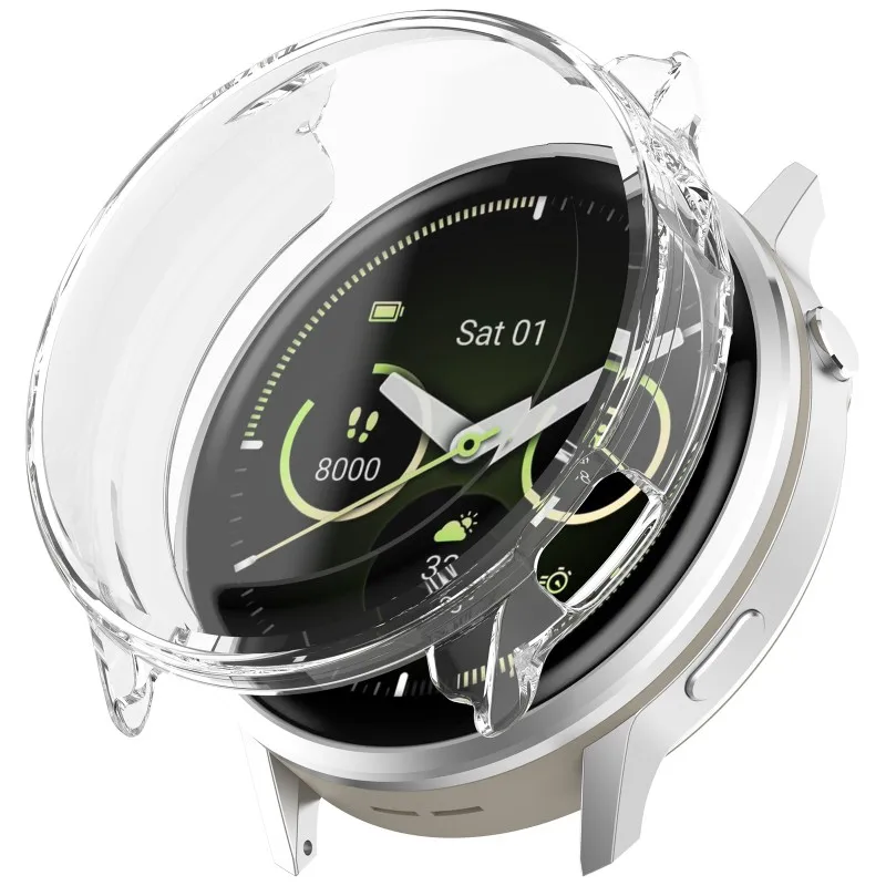 Koelaa Cover Trasparente Per Garmin Venu 4 45mm – Custodia TPU Antiurto Con Protezione Schermo HD