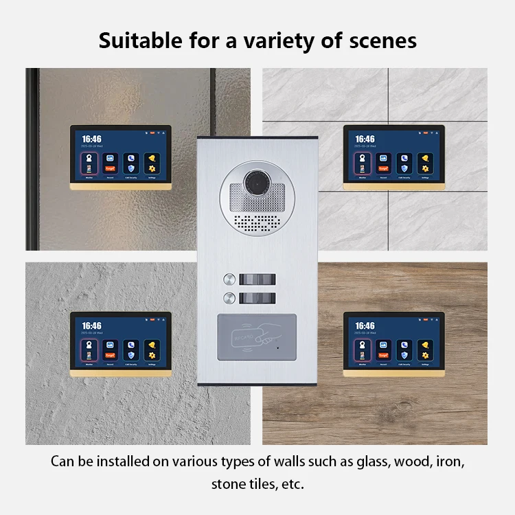 IP Indoor Monitor Android OS 1080P Video Door Phone Smart Home Controller For Apartments Wireless Intercom System