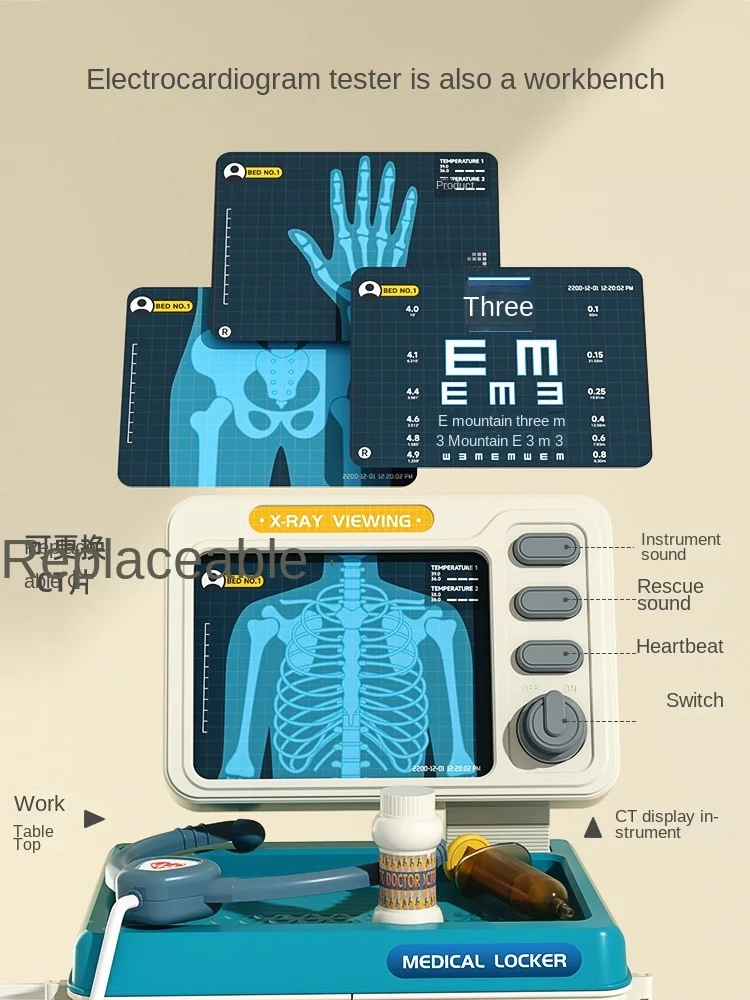 Yy-Dia das Crianças Toy Set Educacional, Menina Estetoscópio, Doutor, Jogar