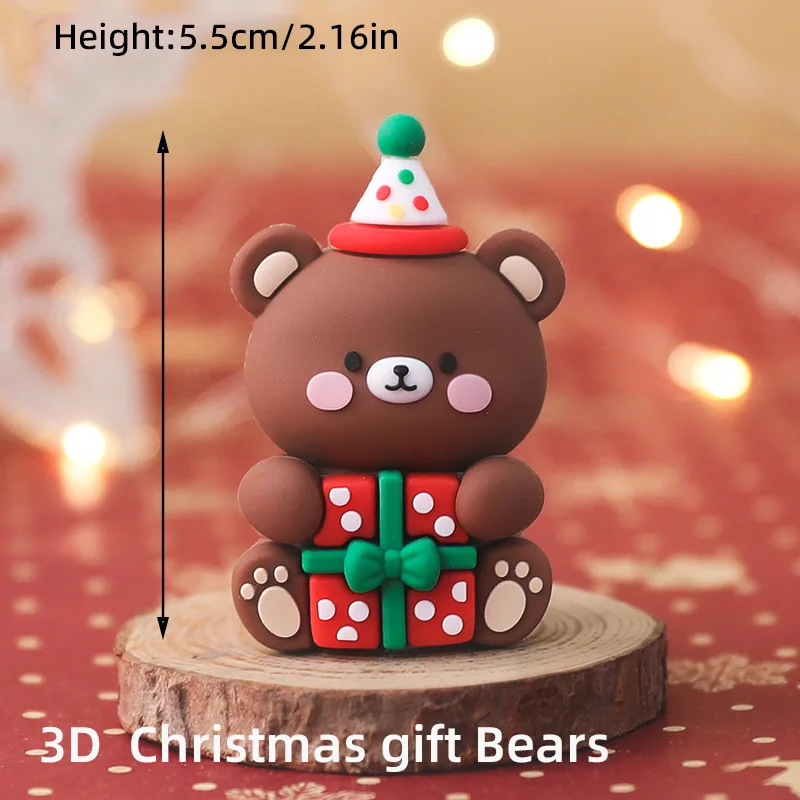 Cartoon Party Tier Kuchen Topper 3D INS Bär Osterhase Chinesisches Sternzeichen für Kinder Alles Gute zum Geburtstag Dekorationen Jungen oder Mädchen Geschenke – Detail 8