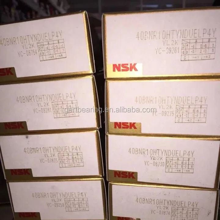 توريد تحمل 40BNR10S NSK الكرة اللولبية دعم عالية الدقة المغزل تحمل 30 35 40 45 50 55 60 65 70 75 80 85 90 BNR 10