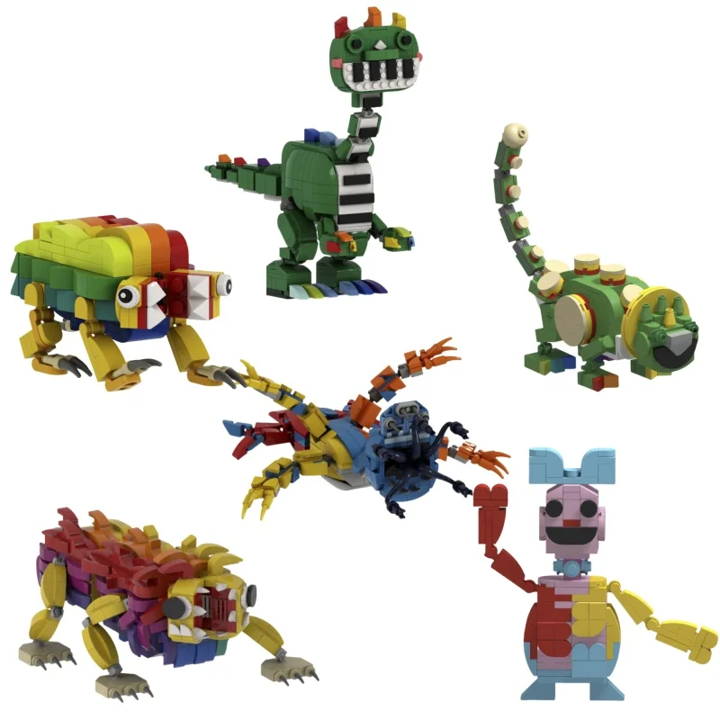 

Hot Nightmare Popp Catnap Monster Building Blocks Smile Critter Chapter 4 Animation Bricks Model Toys Kids Boys Birthday Gift