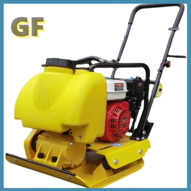 Gasoline Plate Compactor Small Compaction Plate Compactor Asphalt Road Backfill Soil Vibration Plate Compactor Power Tools 5500W