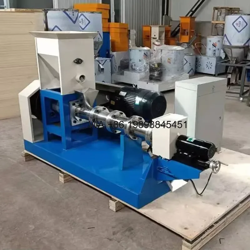 Wmwmnu Floating Fish Feed Pellet Mill Dryer Tilapia Trout Aquatic Granulator Extruder for Processing Fish Feed