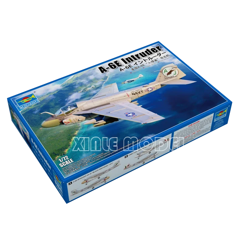 

Trumpeter Aircraft Scale Model Kit 1/72 01641 American A-6E Intruder Attack