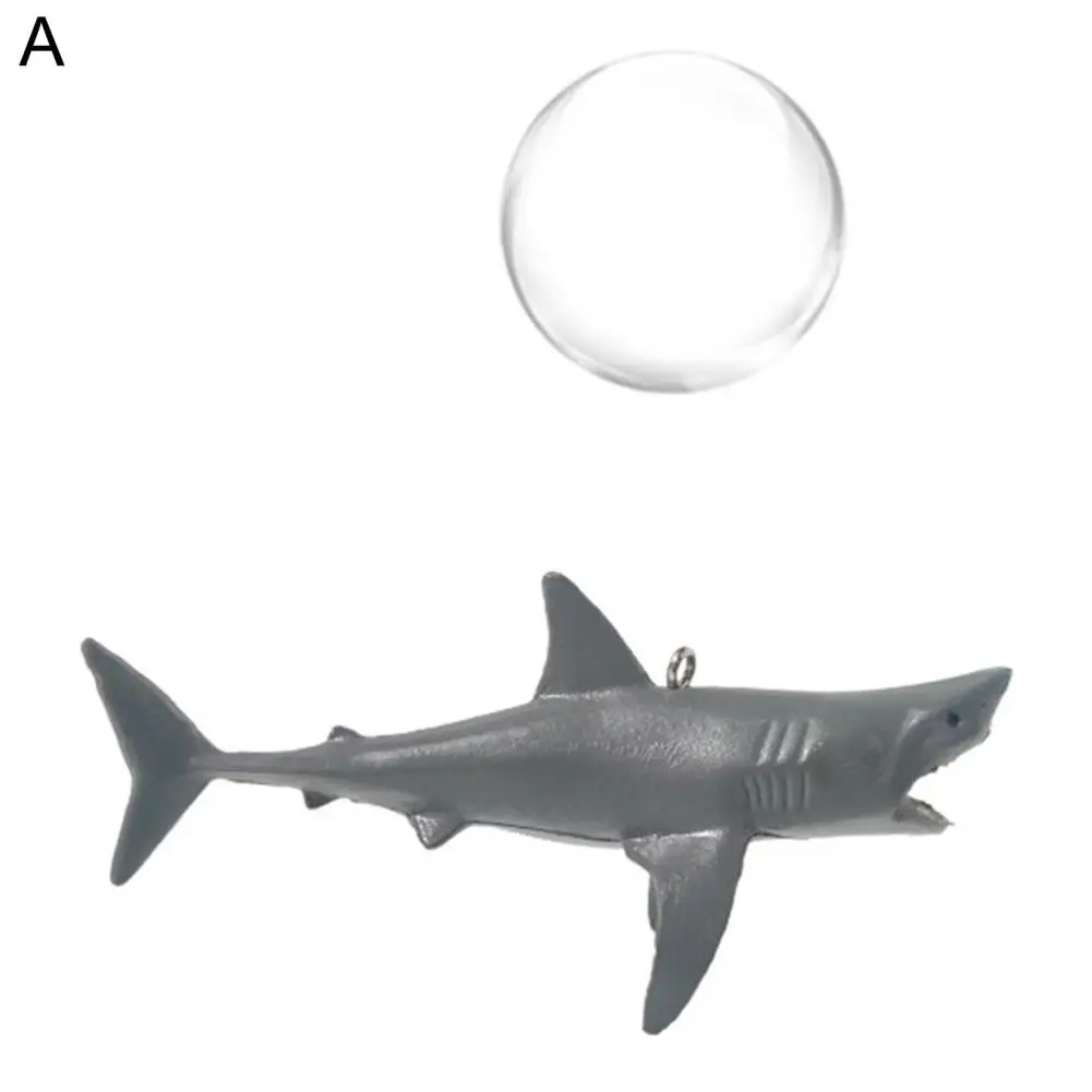 Fish Tank Cartoon Decoration Novel Fish Tank Decor Mini Shark Floating Whale Figurines Realistic Aquarium Ornaments Vibrant
