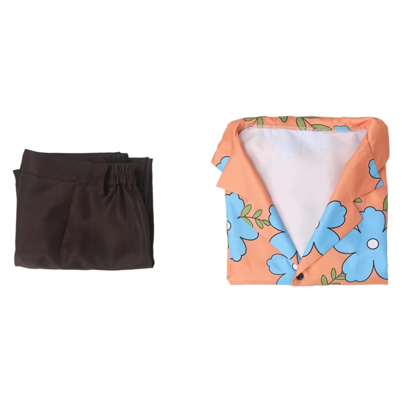 Sanji Cosplay Costume Anime One Cos Piece Egghead Island Disguise Fantasy Tops Pants Outfit Men Male Halloween Roleplay Suit