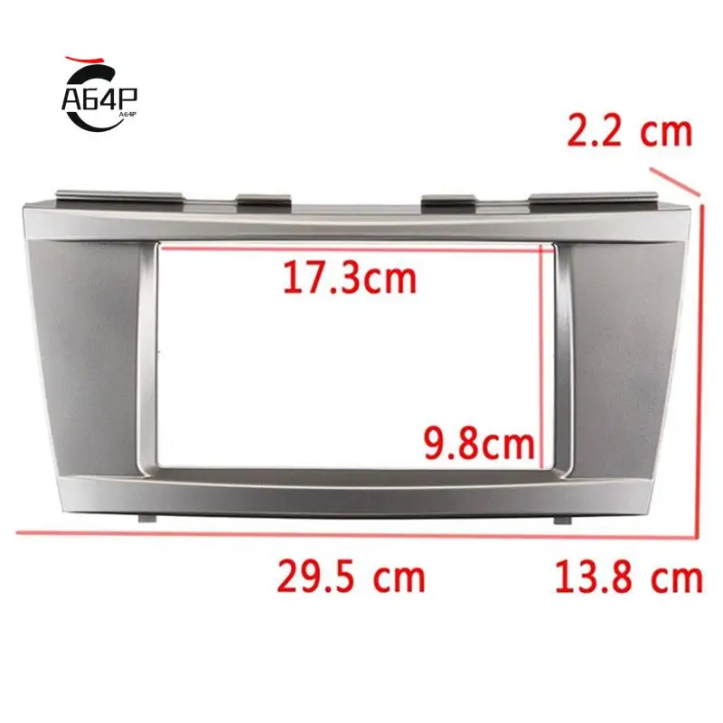 

A64P-автомобильное стерео радио DVD-панель, аудиокрепление, комплект для фасции для Toyota Camry Aurion 2007-2011, DVD-монтажная рамка, комплект приборной панели