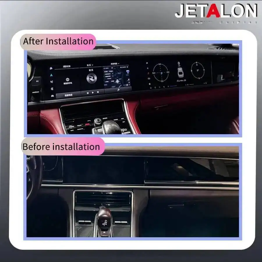 Car Radio 12.3+12.3Inch Interactive For Porsche Panamera 2017-2023 Upgraded Android 15 Auto Stereo Video GPS Carplay Head Unit