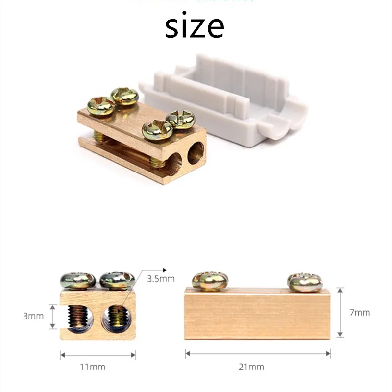 High power wire connector main line 1-6mm2 branch line 1-6mm2 high quality copper conductor quick connector T-clamp
