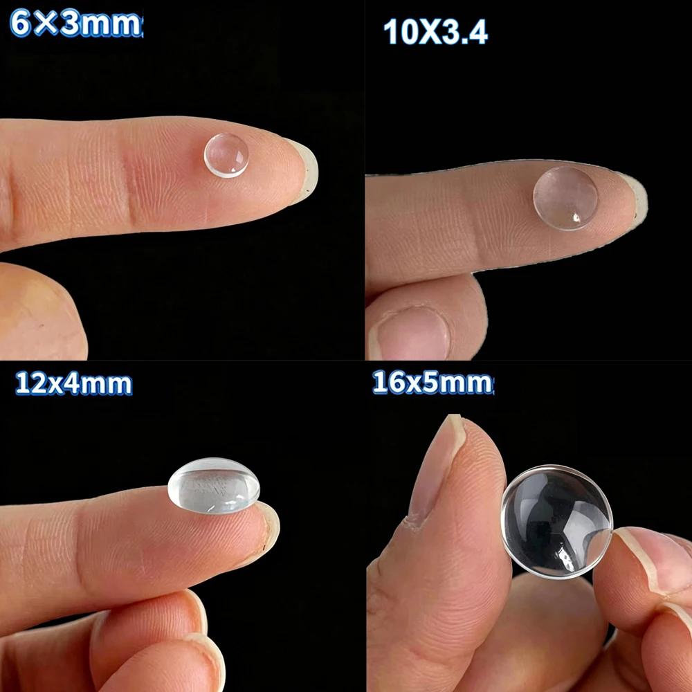 Lente Ottica Convessa 44mm 10x In Vetro Di Alta Qualità – Per LED, Torce, Proiettori E Lettura