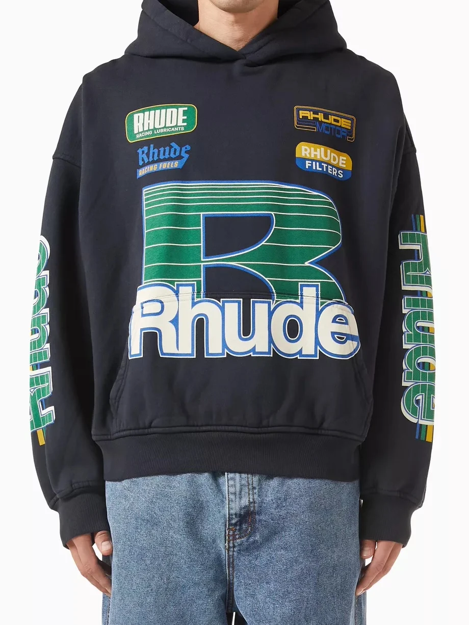 

Мужская толстовка в стиле ретро American Racing, свободного кроя, из хлопка, с длинными рукавами, теплая, повседневная, уличная одежда, парные толстовки для влюбленных