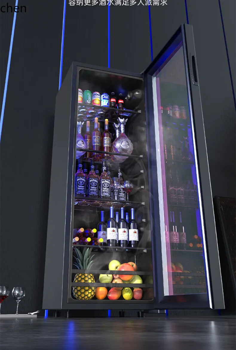 HXL آيس بار المنزلية الصغيرة المبردة خزانة غرفة المعيشة مكتب المشروبات الشاي النبيذ الأحمر خزانة حفظ الطازجة