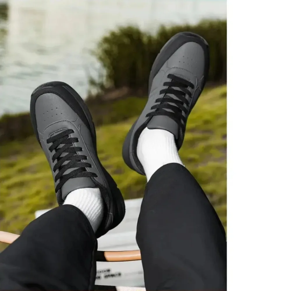 

Осень 2024, мужские кроссовки, повседневная обувь на толстой подошве, мужская амортизирующая спортивная обувь, уличная водонепроницаемая прогулочная обувь