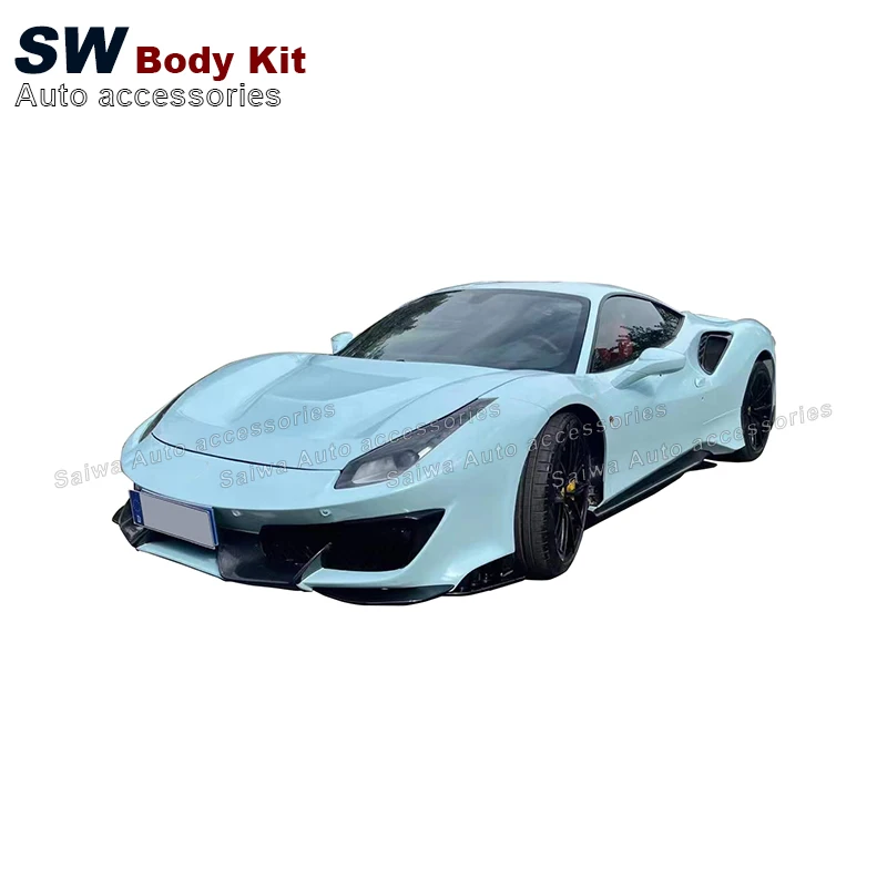 488 Part Of The Carbon Fiber PA Style Body Kit For Ferrari 488 Upgrade Modification Aerodynamic Kit To Change The Face