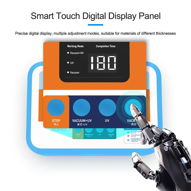 Imagem -03 - Sunshine S-918b se Máquina de Filmagem uv a Vácuo Inteligente Máquina de Retenção a Vácuo de Cura uv para Ferramentas de Reparo de Aplicação de Filme
