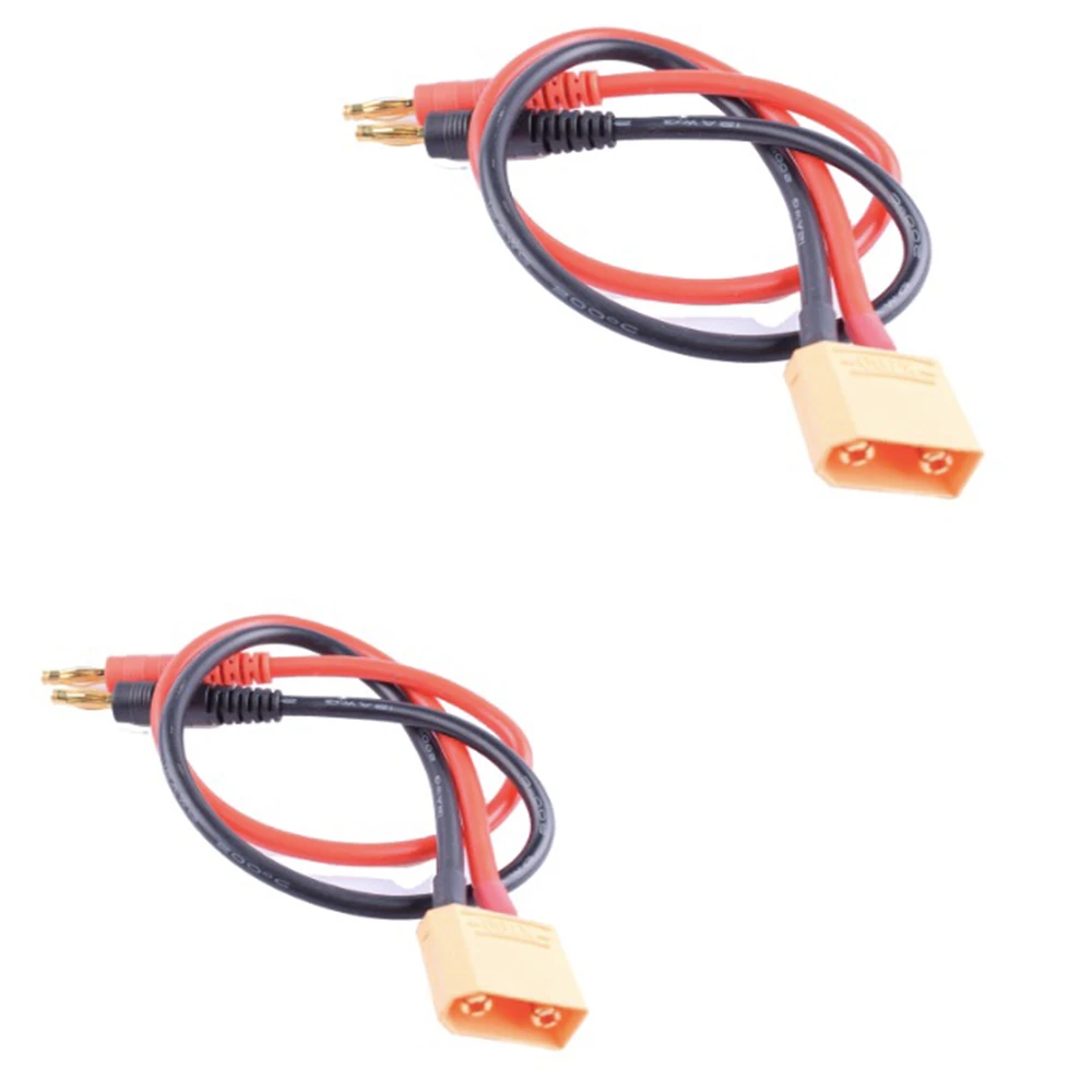 2PCS RC Cable XT90 Connector Charger Cable or Battery Lead for RC Car ,Plane Chargers with 14awg 11.8\