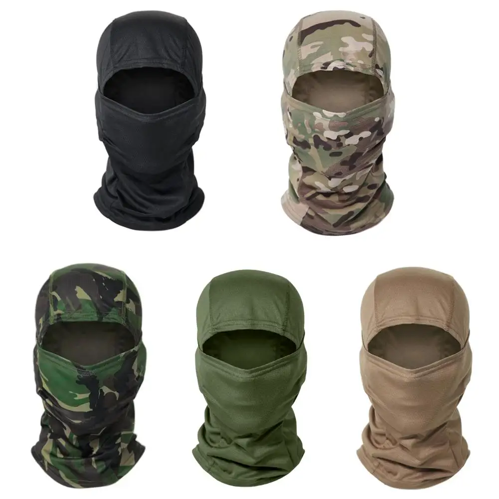 1pcs Tactical Balaclava Full Face Mask Shield Cover Cycling Hunting Hat Camouflage Balaclava Scar