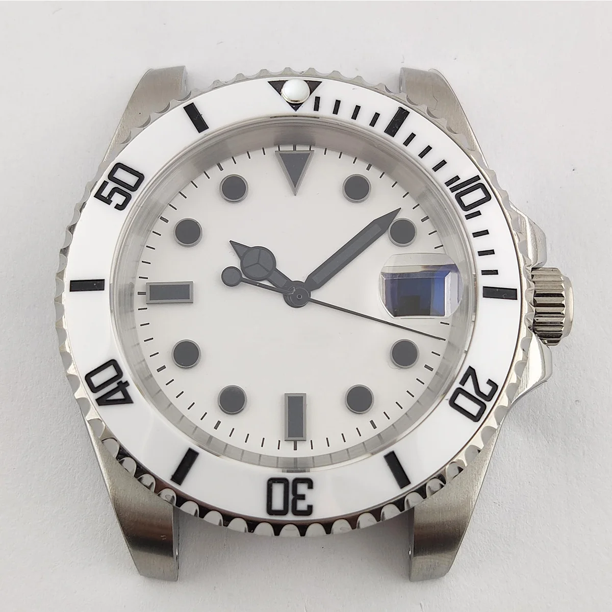 40mm NH35 Case custom logo Sapphire Glass nh35 Watch case nh36 case Watch dial part l nh35 Movement nh35 dial watch accessories3