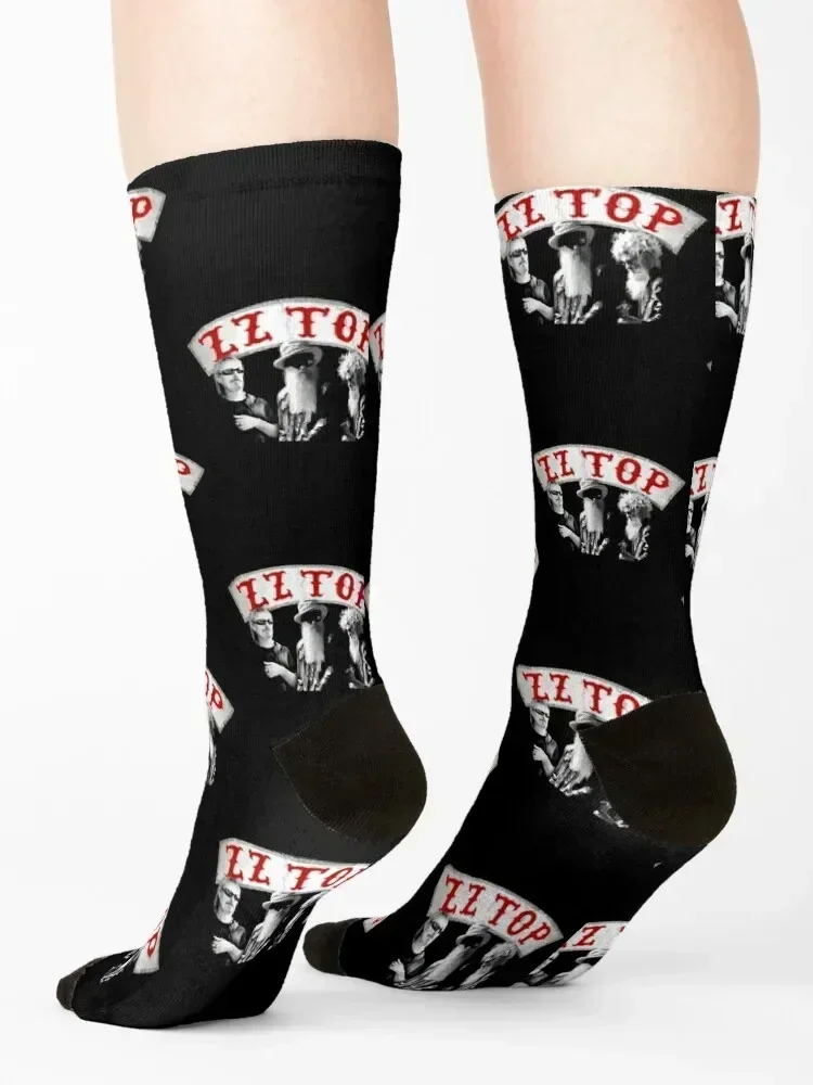 Vintage Band ZZTOP Rock Music 2024 - Logo Albums Retro Tour Socks Run Stockings man Socks Girl Men's