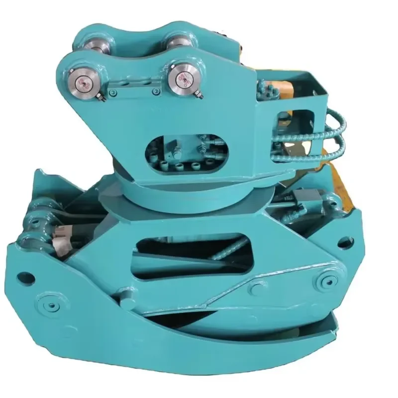 Rotary Wood Clamp Hydraulic Log Grab Saw for 6 Ton Excavators with Geared Core Component Max Jaw Opening Width 1500 mm