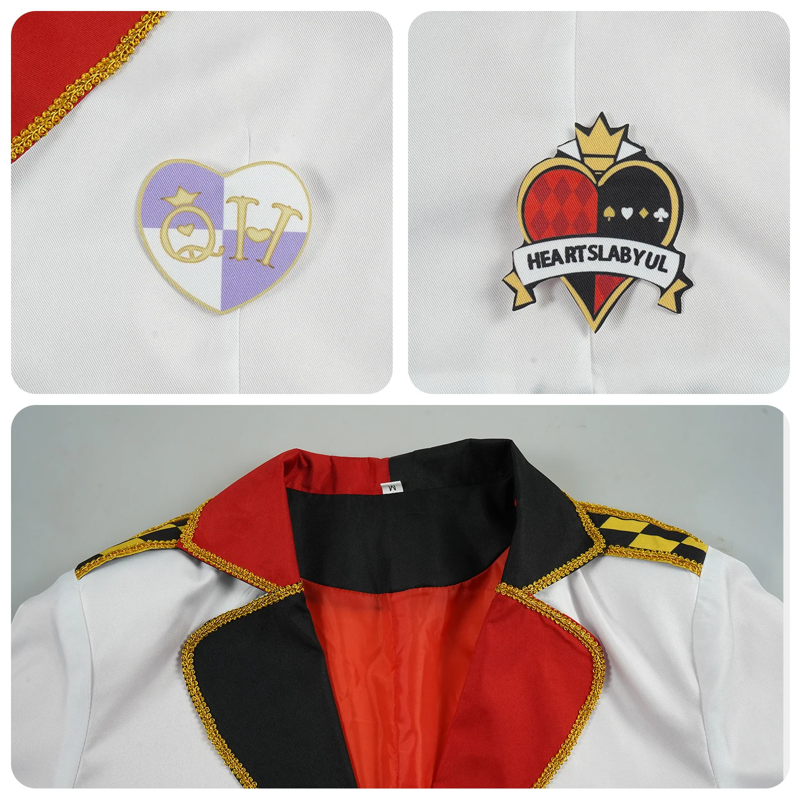 Twisted Wonderland Riddle Rosehearts Cosplay Costume Ace Trappola Heartslabyul Idol Outfit Party Uniform with Cape Full Set - view 6