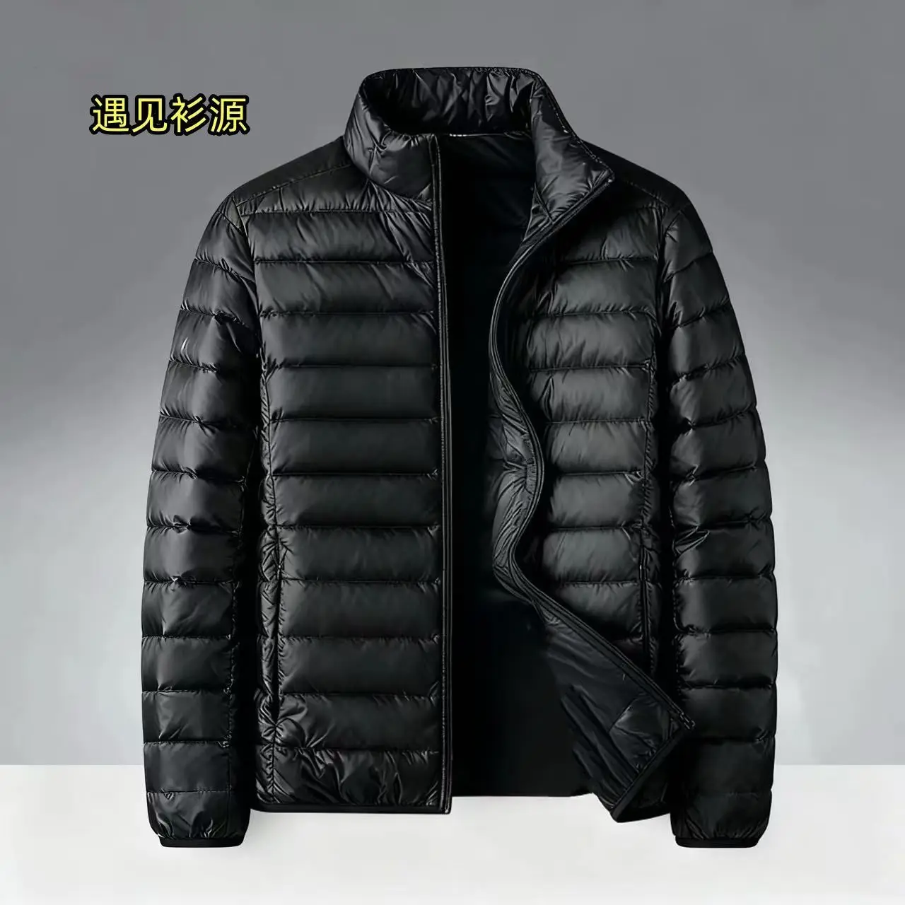 경량 오트 퍼퍼 재킷 남성용 면 퀼팅 캐주얼 스탠드 칼라 코트 따뜻하고 편안한 가을 겨울 신상품