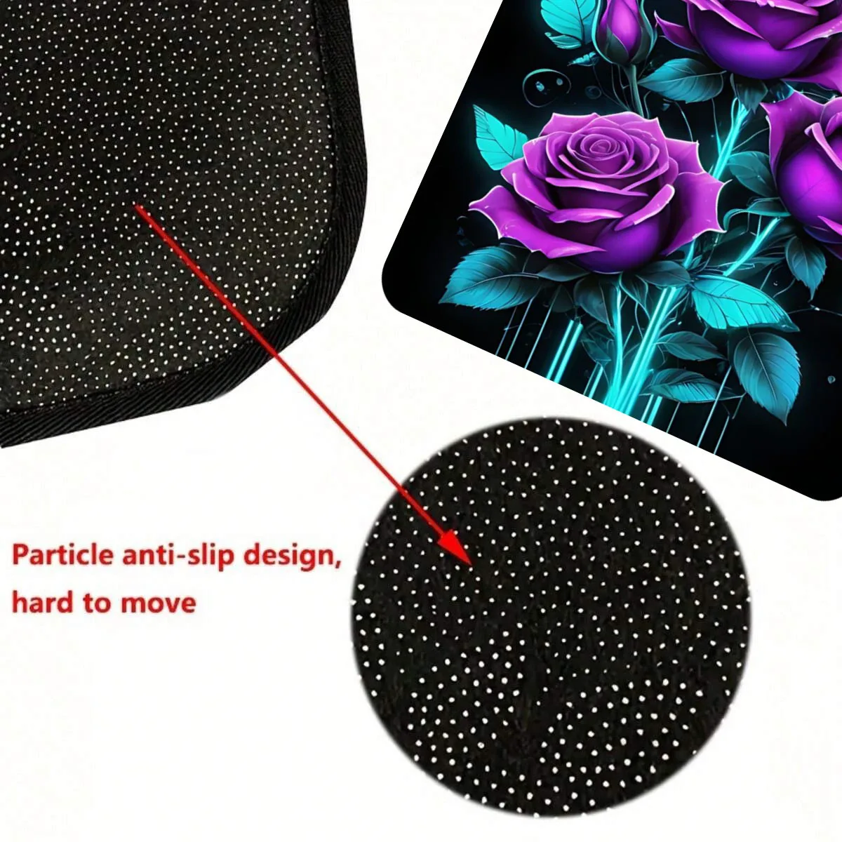 4 قطع/مجموعة من سجادات السيارات الوردية - بطانات أرضية أمامية وخلفية قابلة للتنفس لجميع المواسم لسيارات السيدان وسيارات الدفع الرباعي والشاحنات | مناسبة في فاريو #4