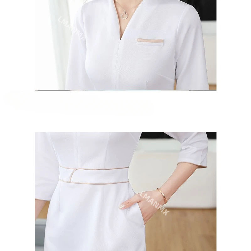 Esthetisch Uniform Zomer Schoonheidssalon Met Korte Mouwen Pak Dames Spa Schoonheidsspecialiste Kleding Hotel Massage Werkkleding Koreaanse Overalls