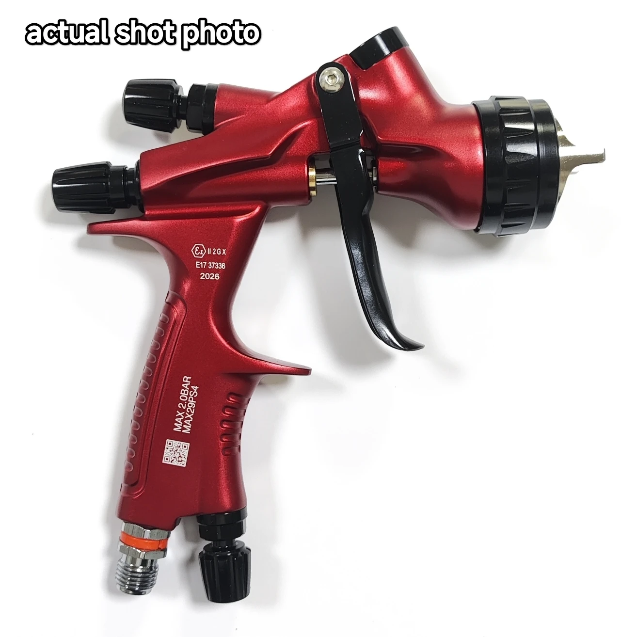 DEVIDISS HVLP NGT Pro TE20 Lite Spray Gun Kit Professional 1.3mm Nozzle Car Paint Application Comfortable for All Car Paints