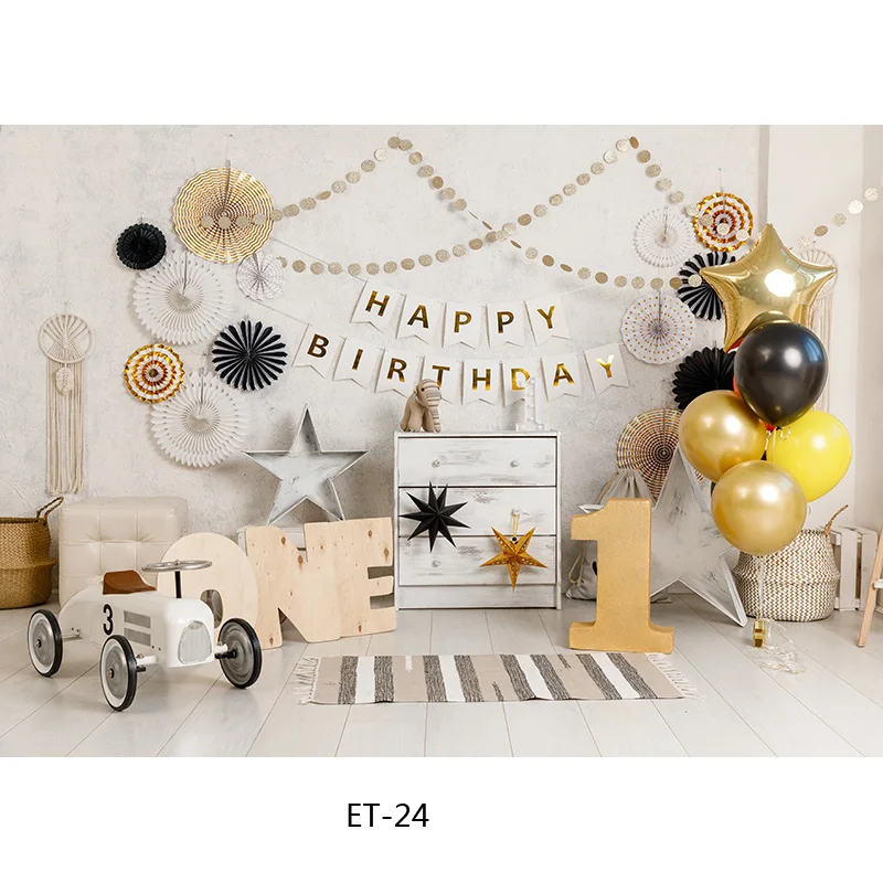 Children Birthday Photography Backdrops 1st Baby Shower Newborn Portrait Photo Background  Party Studio Photocalls 2021318ET-10