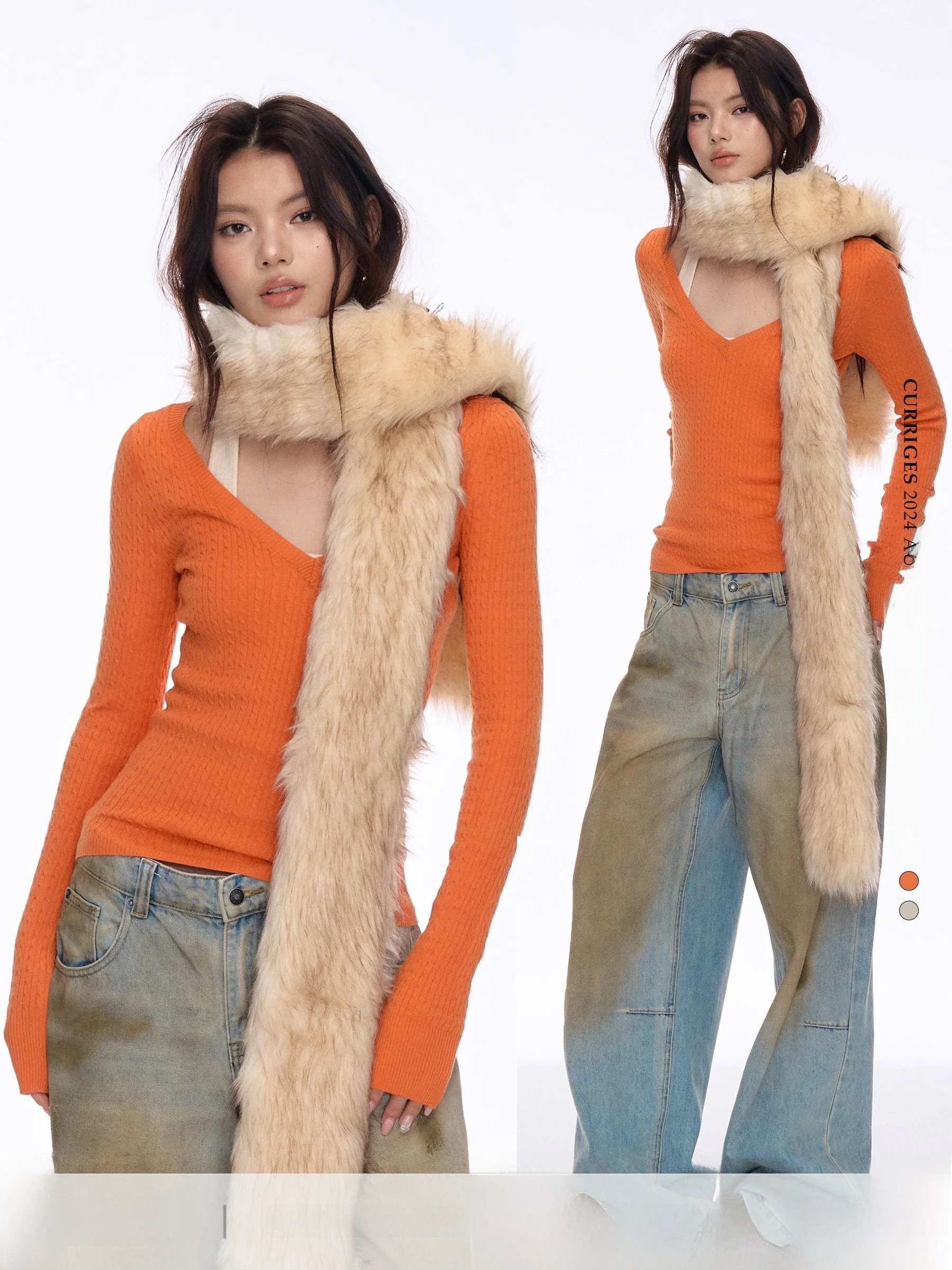 

Сексуальный вязаный длинный све V-Ne Twist Yarn Base irt, женский топ, повседневный облегающий топ, весеннее новое поступление, Curriges