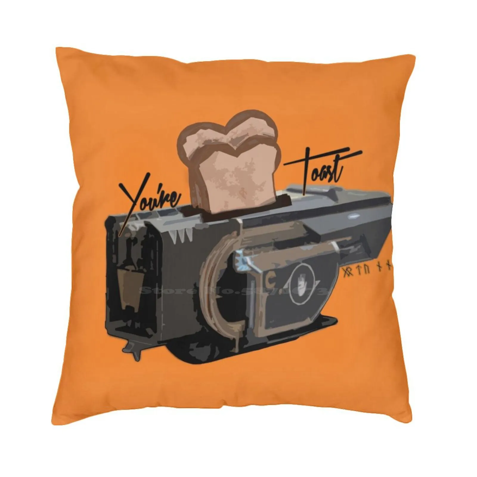 You'Re Toast! ( Jotunn ) Home Sofa Car Cushion Cover Pillowcase Toast Jotunn Destiny 2 Destiny The Game Forge Exotic