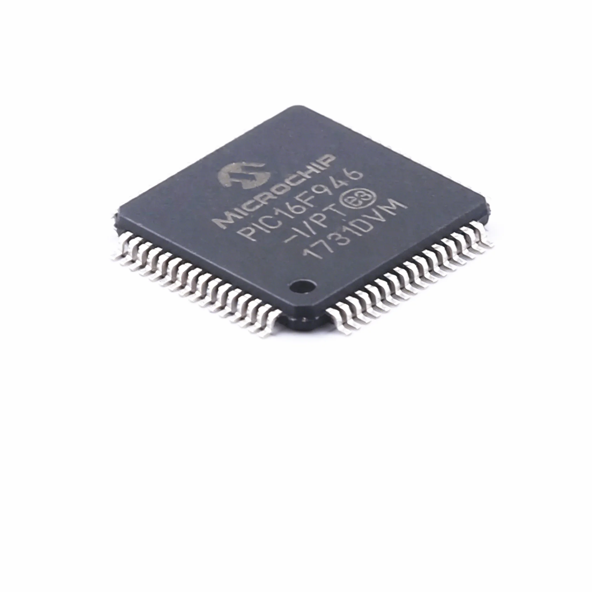 

10pcs/Lot PIC16F946-I/PT TQFP-64 8-bit Microcontrollers - MCU 14 KB 352 RAM Operating Temperature:- 40 C-+ 125 C