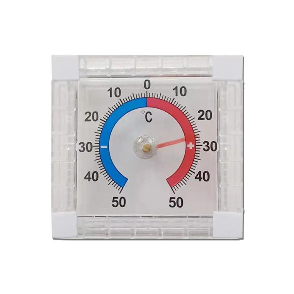Thermometer For Garden Greenhouse Conservatory Patio Sun Terrace Wall With Dual Side Reading Capability And Glass Adhesion