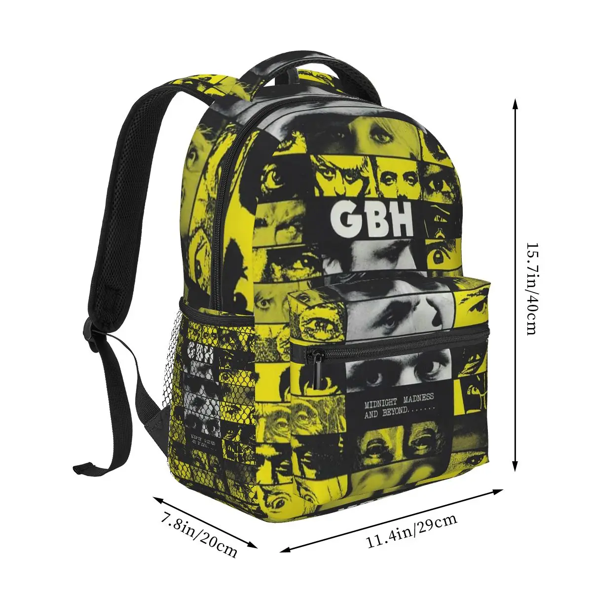 Charged Gbh Band Midnight Madness Backpacks Boys Girls Bookbag Children School Bags Cartoon Laptop Rucksack Shoulder Bag