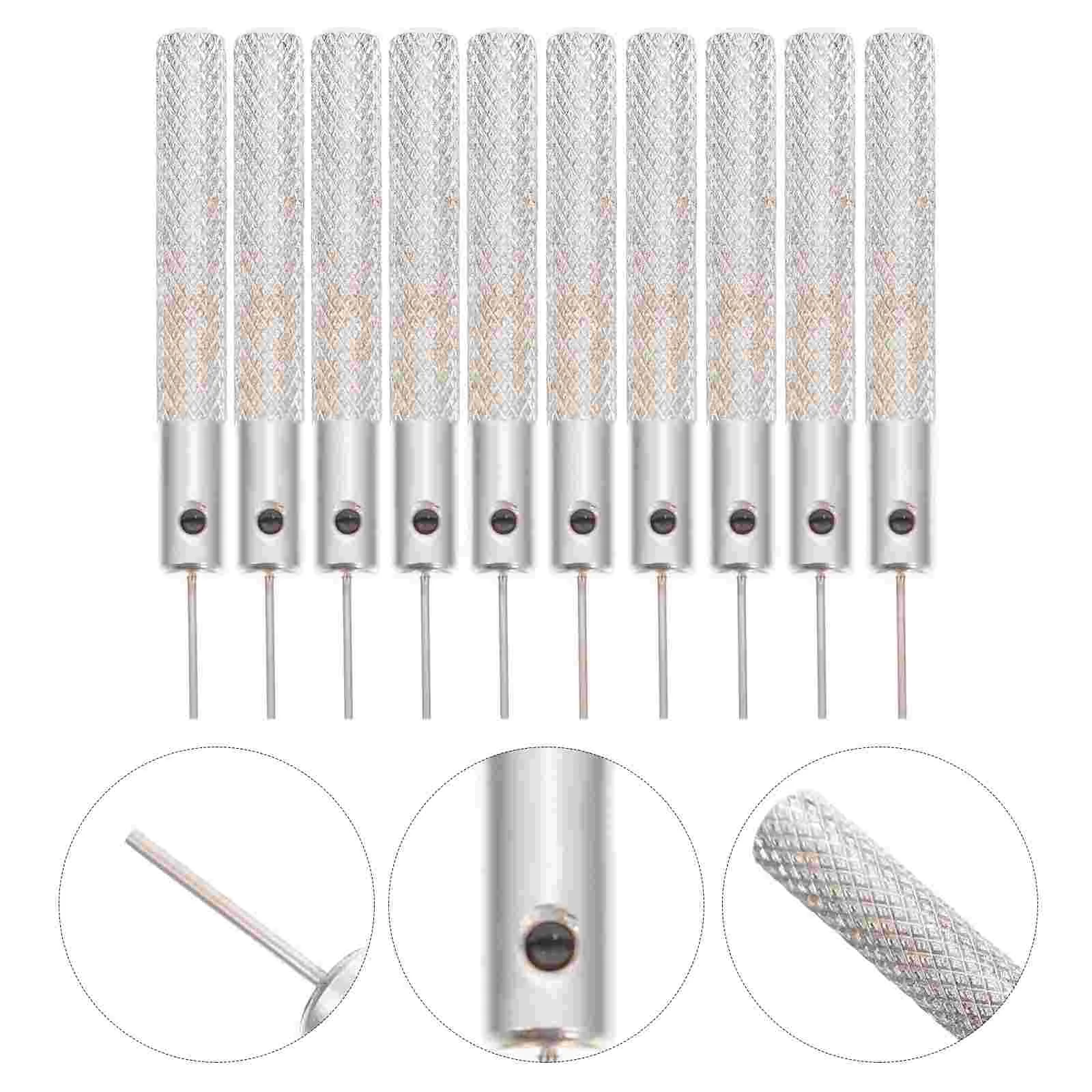 10 Pcs Sim Card Reader Cell Phones Smart Removers Cards Ejector Creative Pin Iron for Chip