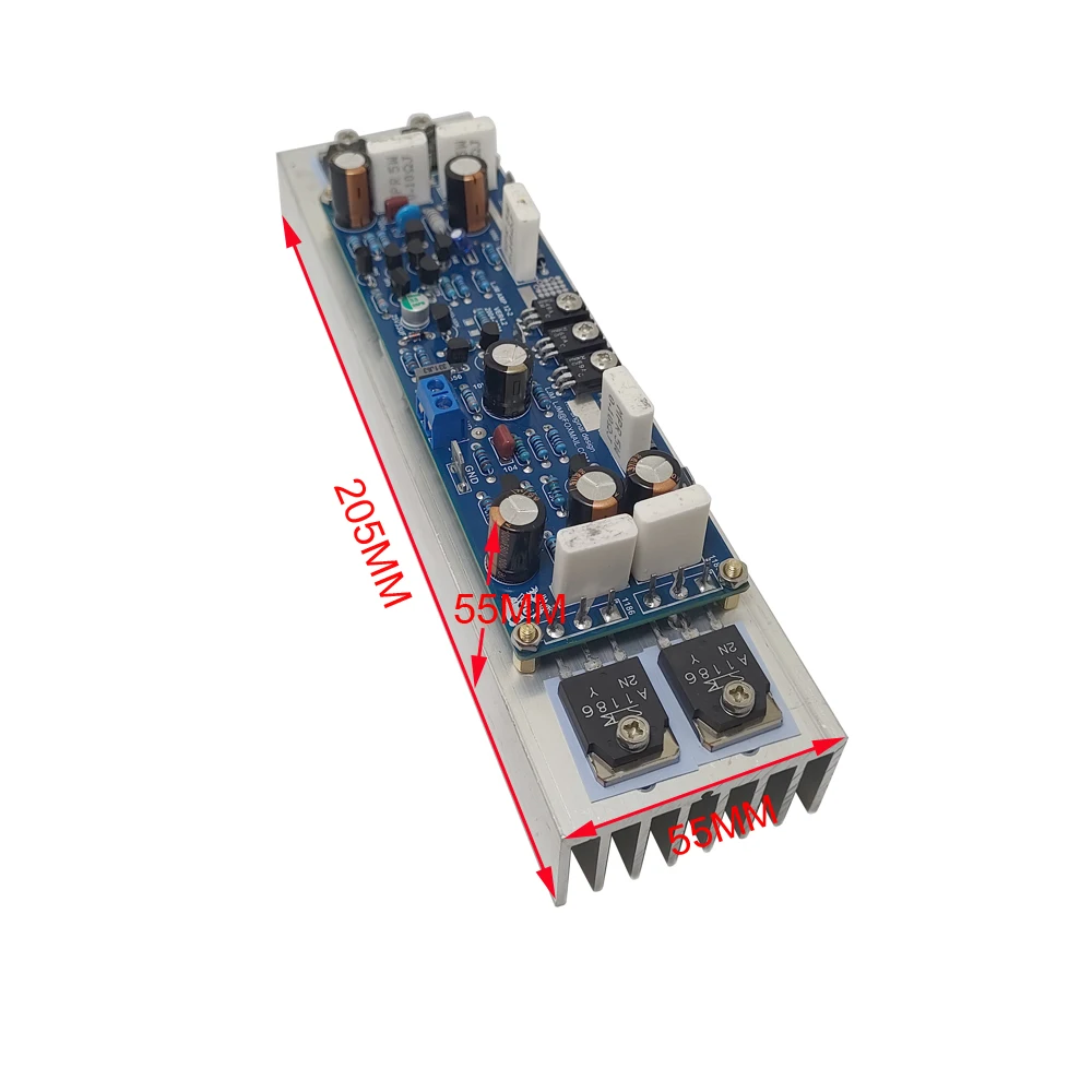 Mono Class AB L12-2 Power Amp board Assembled 120W +-55V with Heatsink VER4.2