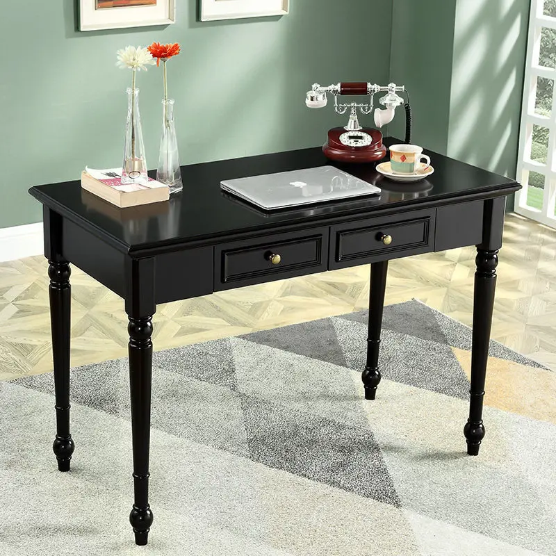 

Minimalist Luxury Office Desk Standing Wooden Modern Aesthetic Design Office Desk Storage Decoration Tavolino Trendy Furniture