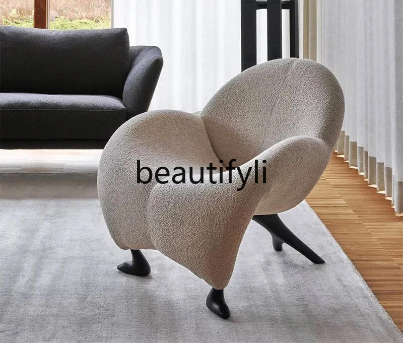 Nordic light luxury fashion creative leisure sofa chair designer modern minimalist art croissant chair