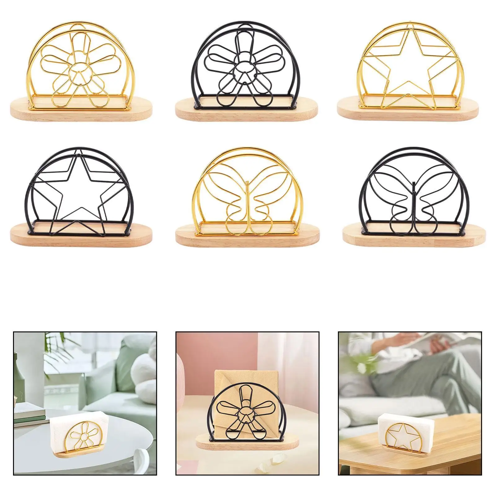Upright Napkin Holder Document File Organizer for Coffee Shop Hotel Tabletop