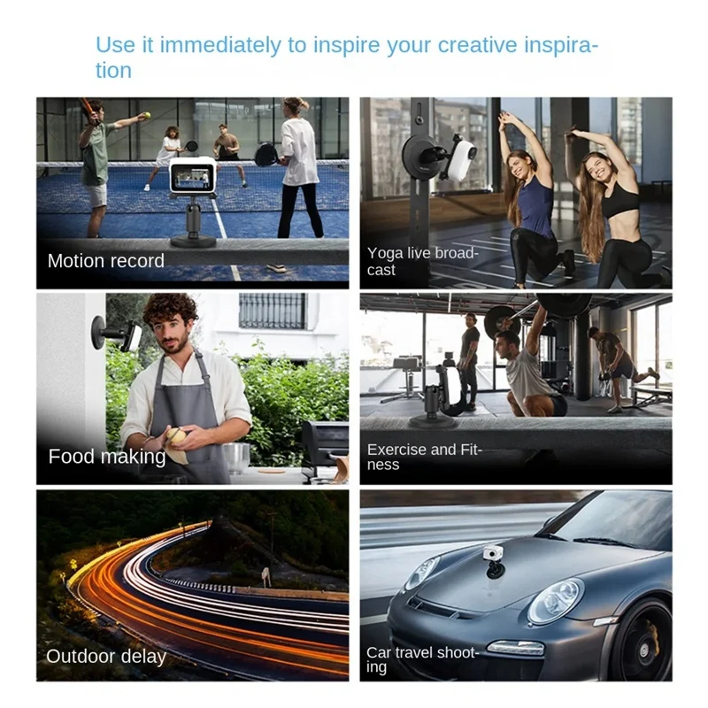 TELESIN 1 Piece Magnetic Suction Bracket Base Action Camera Holder Replacement Parts For Insta360 G03 Action Camera Accessories