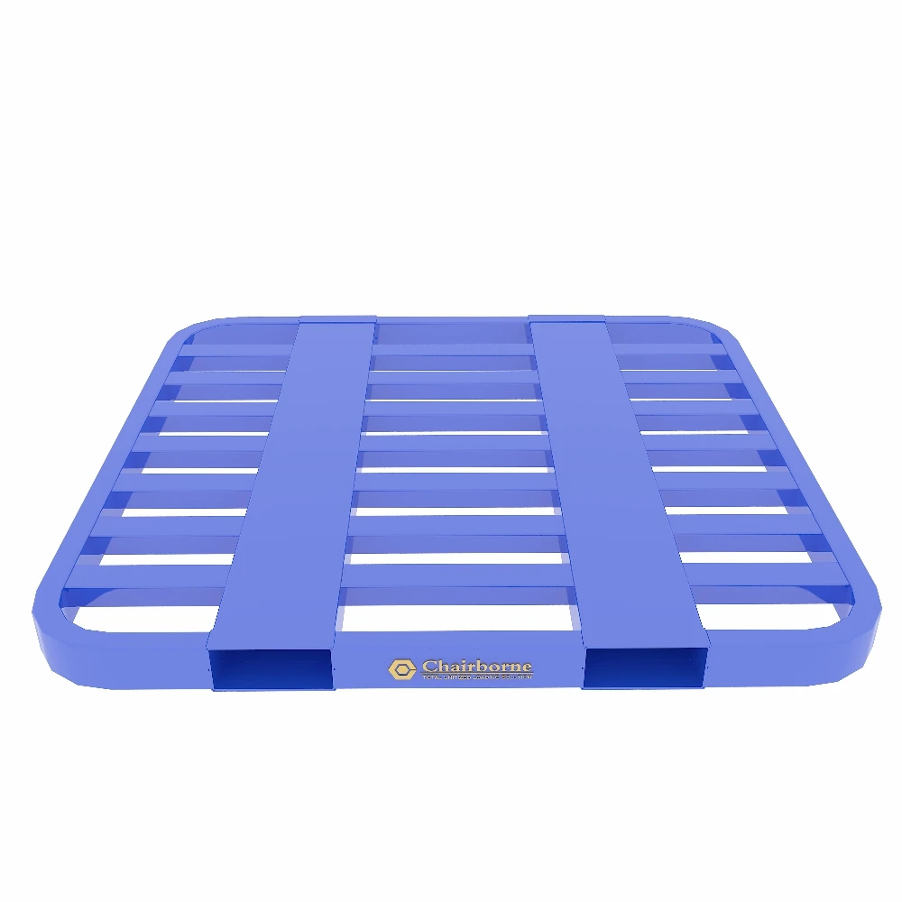 Ultra-thin Design Metal Pallet Patented Product 10 Tons Heavy-duty Multi-purpose Steel Pallet Steel Structure Iron Flat Tray