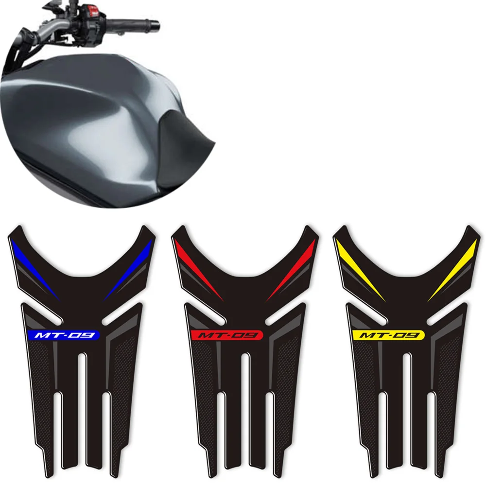 Tank Pad 3D Resin DecorationSuitable For Yamaha MT09 MT FZ 09 SP MT-09 Motorcycle Accessory Fuel Stickers 2021 2022 view 2