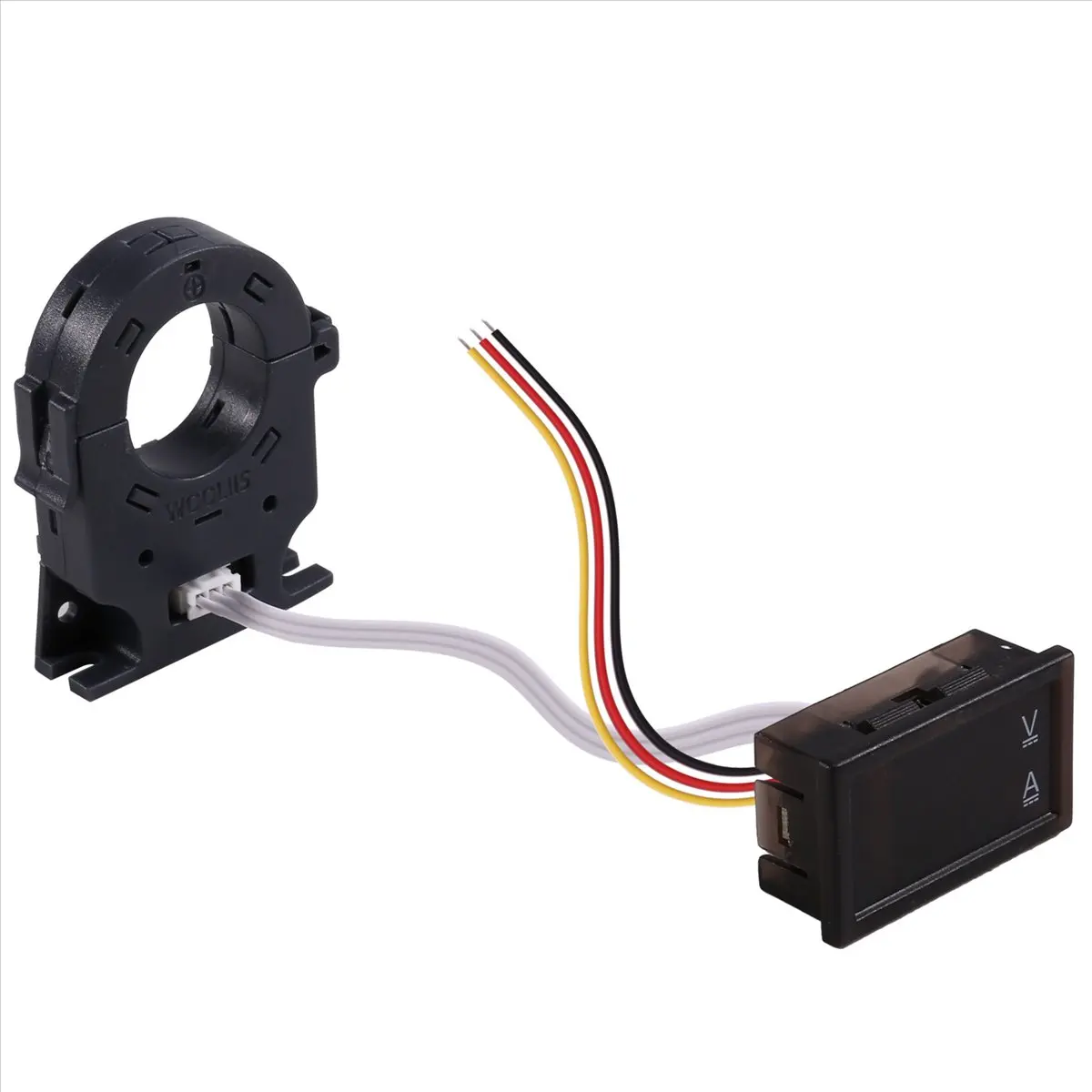 ABNH 400A Digital Hall Ammeter Battery Charge Discharger Dual Display Isolated Voltmeter DC 12V 24V 48V 60V 72V CAR 400A