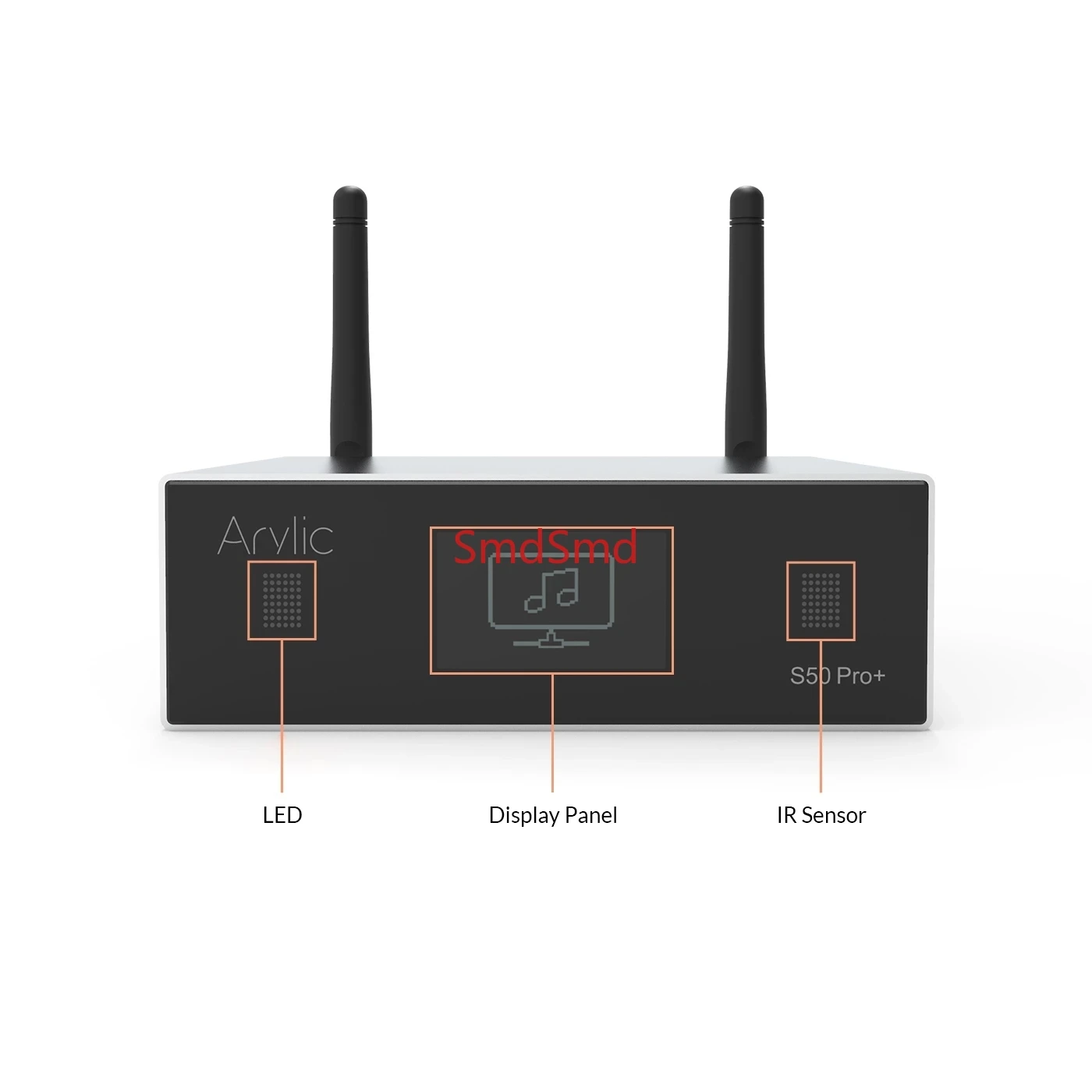 S50 Pro+ WiFi & AptX HD Preamplifier With ESS Sabre Dac AKM ADC Multiroom Airplay Tidal Internet Radio DLNA QPLAY UPNP