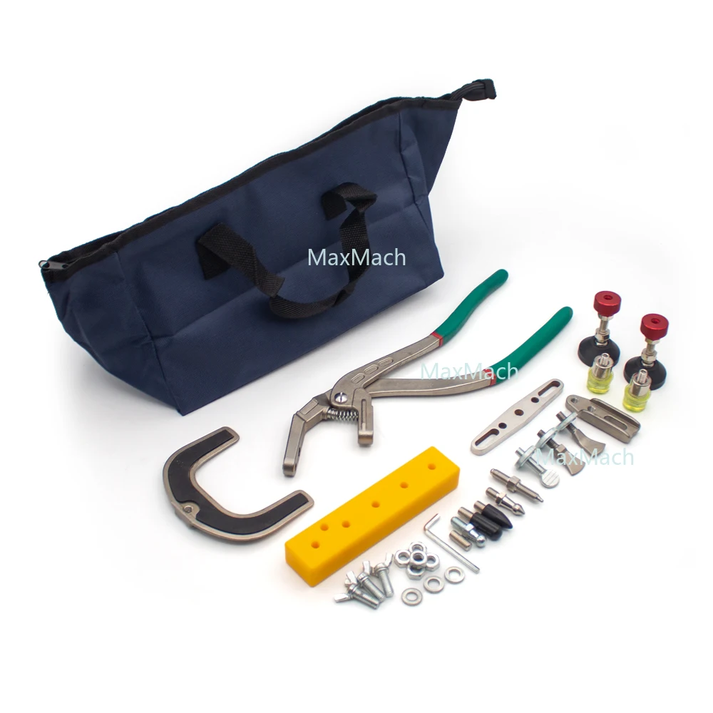 

Car Dent Repair Kit Body Dent Edge Crimp Pliers Anti-slip Grip Portable Metal Crimp Vise Fender Edge Repair Tool Set