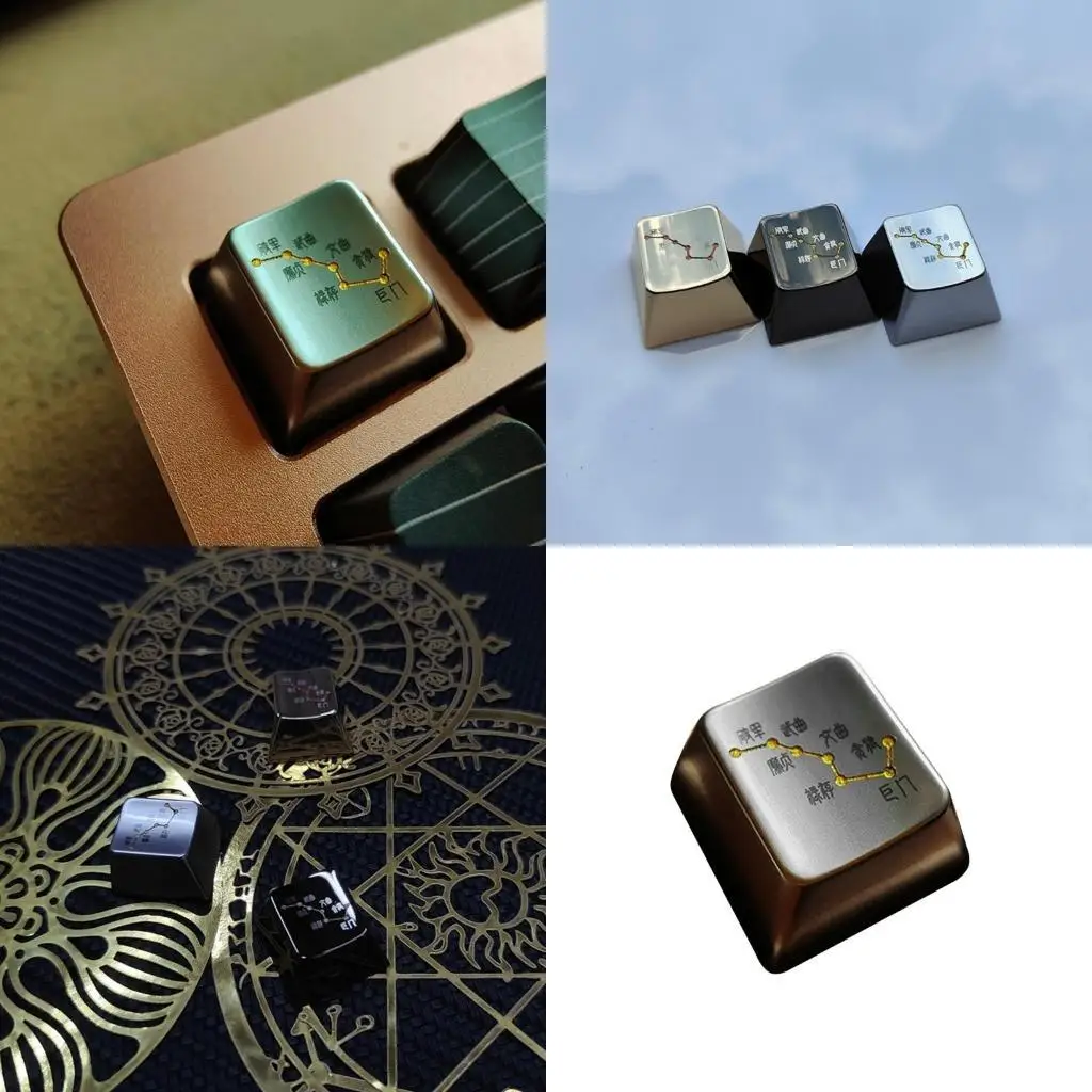 

652F Metal Keycap The Big Dipper ESC Keycaps Replacement for Mechanical Keyboard Keycaps 1PC