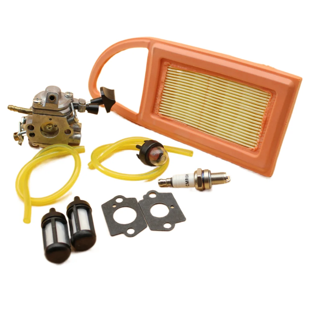 Carburetor Carb Air Filter Fuel Hose Primer Bulb Tune Up Kit For STIHL BR550 BR600 BR500 Backpack Blower Zama C1Q-S183