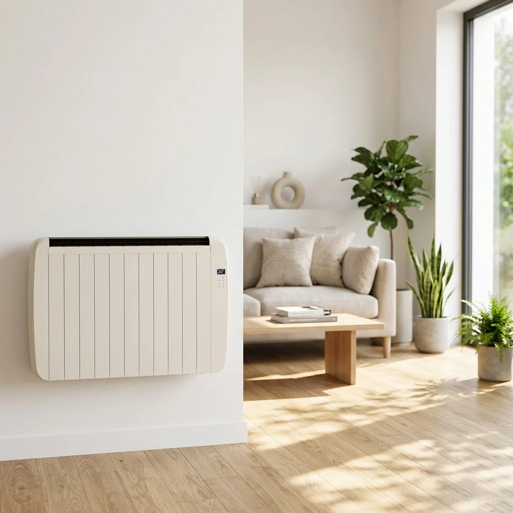 2000W Slim Carbon Fiber Panel Heater Remote Control App-Controlled Adjustable Thermostat Portable Design Overheat Protection